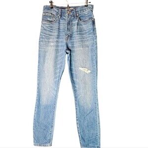 Madwell Rigid Skinny Distressed   Cotton High Rise size 26